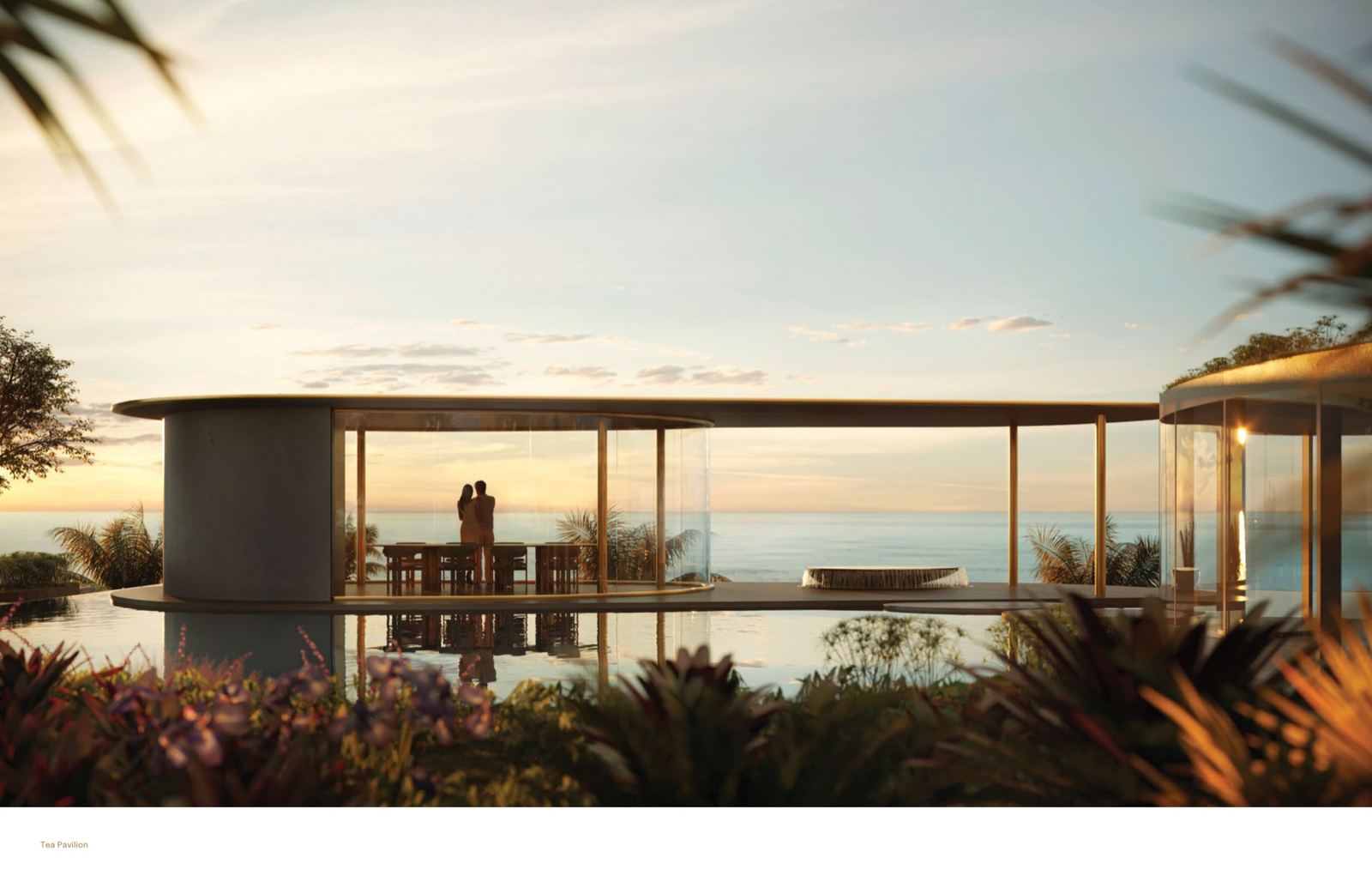 Landscape design by Shma at Mandarin Oriental Residences Miami featuring multi-tiered resort podium gardens